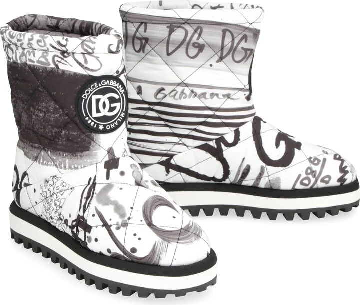 Printed Nylon Boots - Image 3