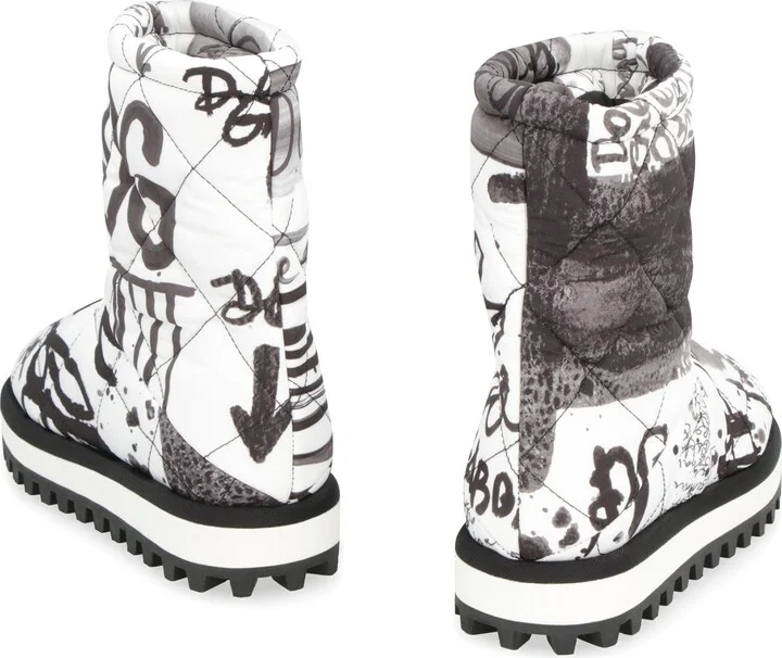 Printed Nylon Boots - Image 4
