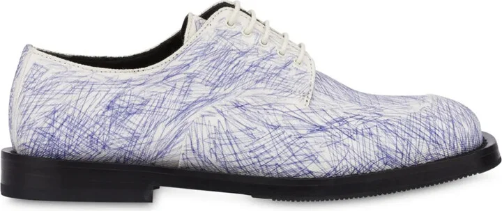 printed Oxford shoes
