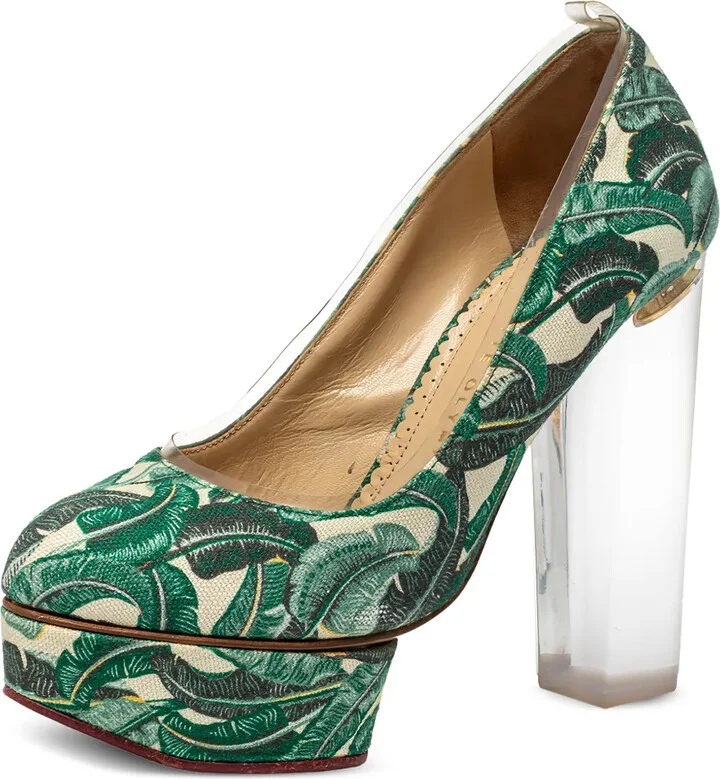 Printed Platform Pumps - Image 2