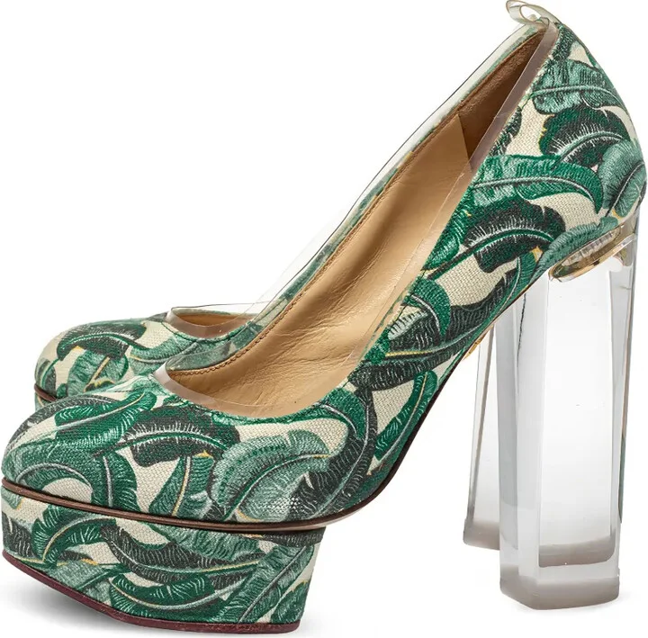 Printed Platform Pumps - Image 3