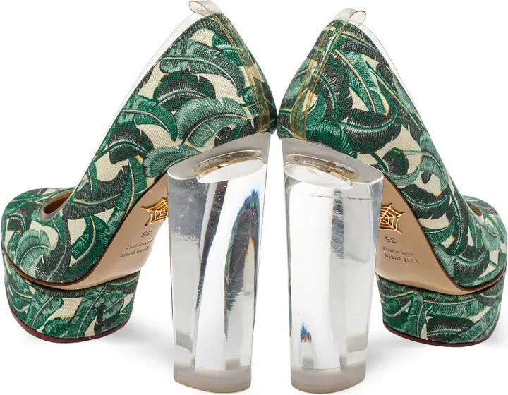 Printed Platform Pumps - Image 4