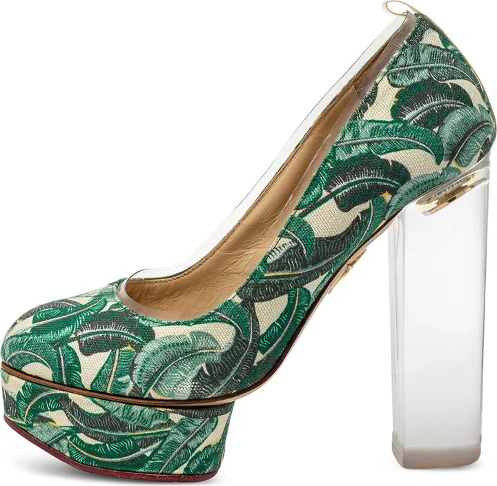 Printed Platform Pumps