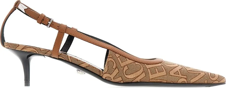 Printed Polyester Blend Pumps