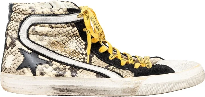 Printed Snakeskin Sneakers - '10s