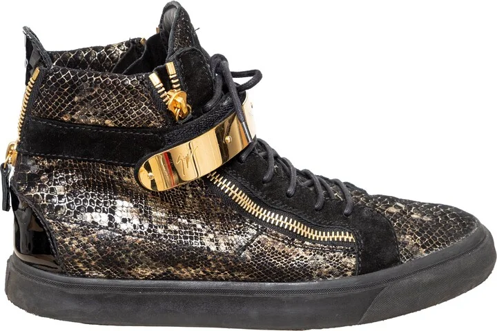 Printed Snakeskin Sneakers - '10s