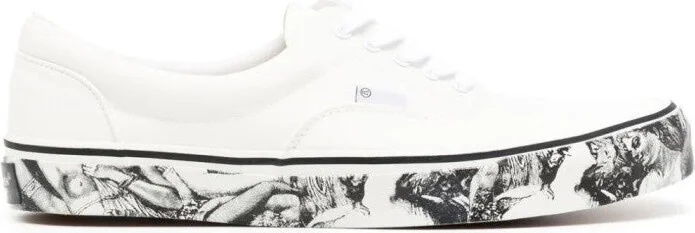 Printed Soles Canvas Sneakers