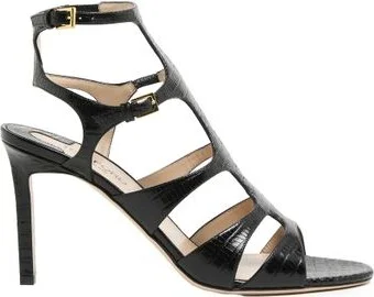 Printed tejus sandals
