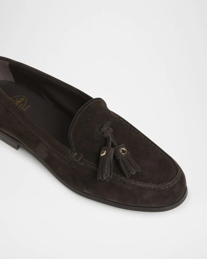 Priscilla Suede Tassel Loafers - Image 2