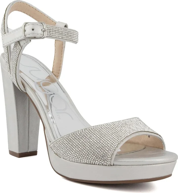 Prislla2 Womens Sling Back Open Toe Platform Heels
