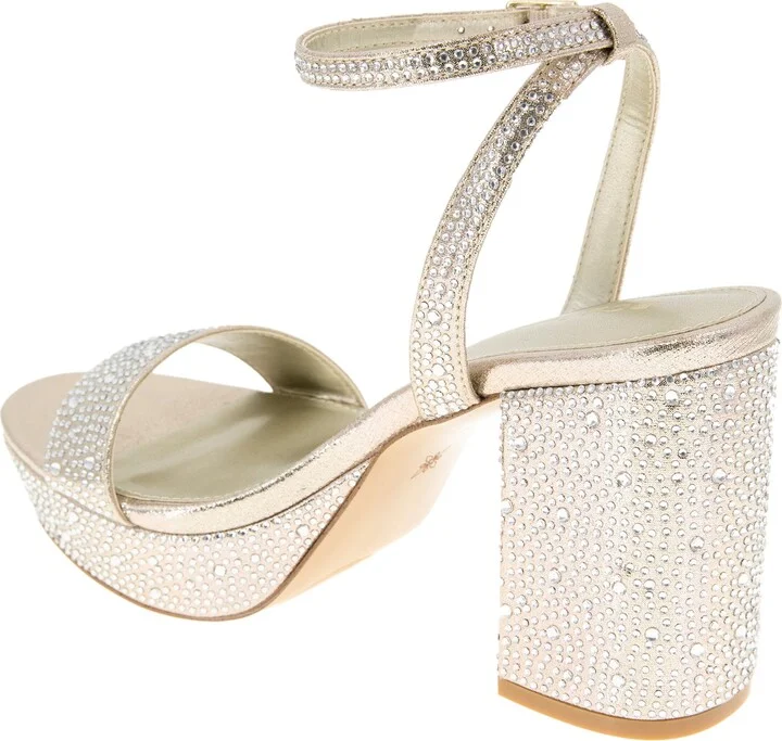 Pristal Rhinestone Platform Sandal - Image 2