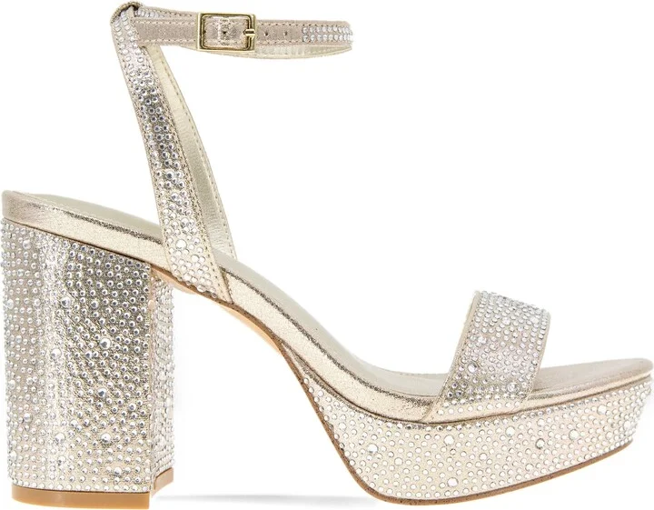 Pristal Rhinestone Platform Sandal - Image 5