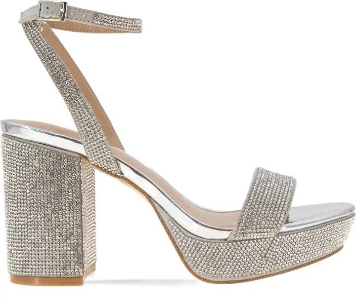Pristal Rhinestone Platform Sandal - Image 11