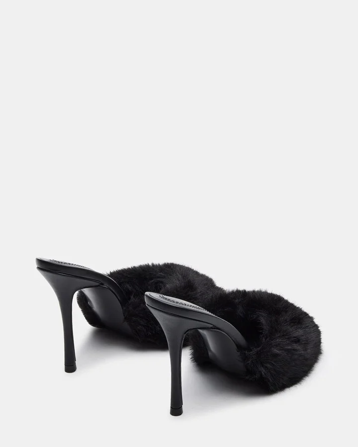 Priya Faux Fur Black - Image 6