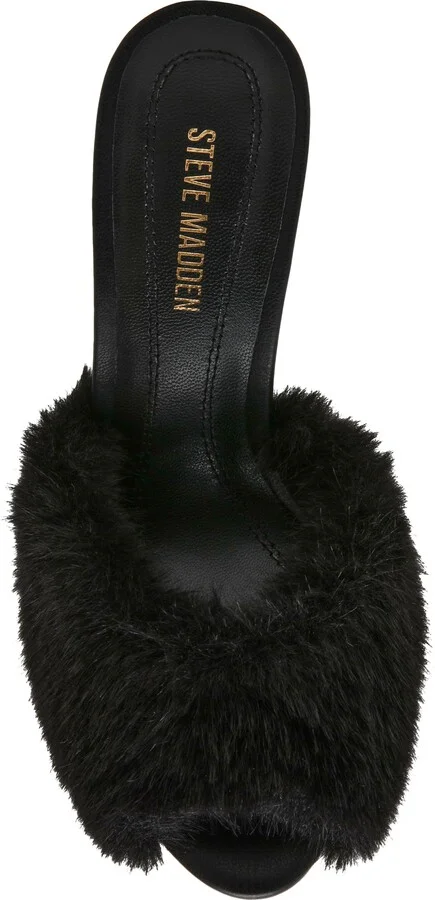 Priya Faux Fur Sandal - Image 4