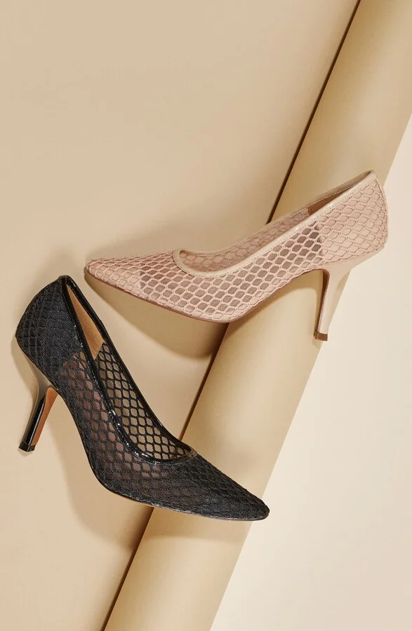 Priya Mesh Pointed Toe Pump - Image 6