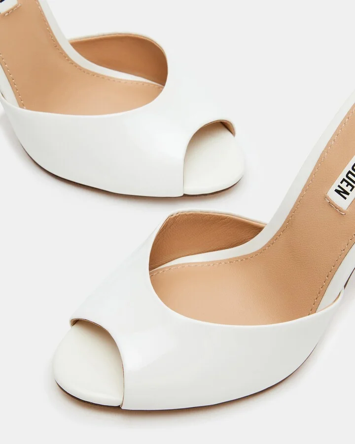 Priya White Patent - Image 4