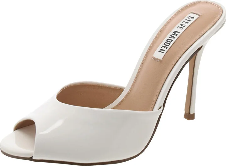 PRIYA Womens Pumps Peep toe Mule Sandals