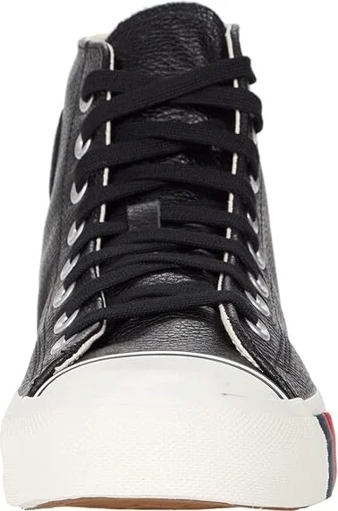 Pro-Keds Royal Hi Lace Up Shoes Black : Men's 3 - Women's 5 Medium, Leather - Image 5