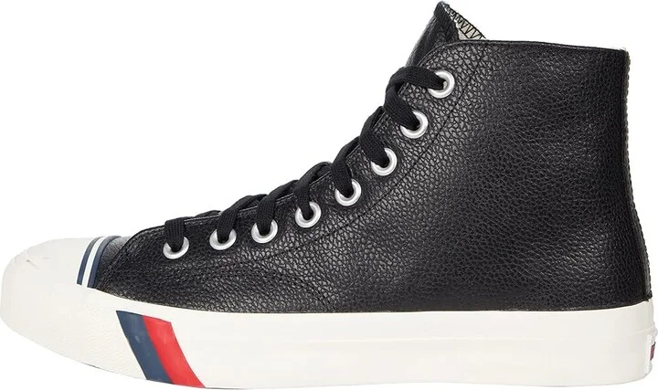 Pro-Keds Royal Hi Lace Up Shoes Black : Men's 3 - Women's 5 Medium, Leather - Image 6