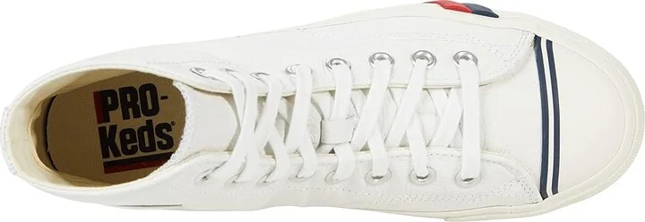 Pro-Keds Royal Hi Lace Up Shoes White : Men's 7 - Women's 9 Medium, Leather - Image 2