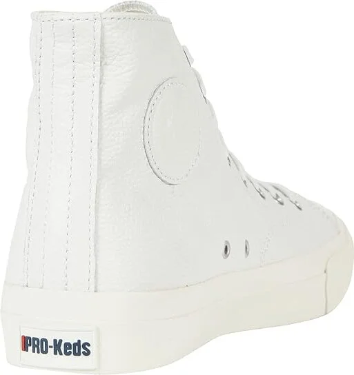 Pro-Keds Royal Hi Lace Up Shoes White : Men's 7 - Women's 9 Medium, Leather - Image 4