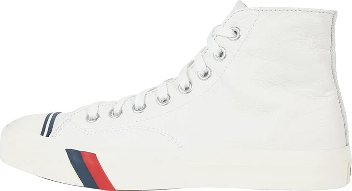 Pro-Keds Royal Hi Lace Up Shoes White : Men's 7 - Women's 9 Medium, Leather - Image 6