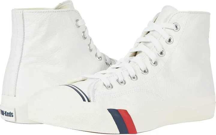 Pro-Keds Royal Hi Lace Up Shoes White : Men's 7 - Women's 9 Medium, Leather