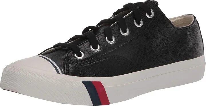Pro-Keds Royal Lo Lace Up casual Shoes Black Leather 2 : Men's 3 - Women's 5 Medium - Image 2