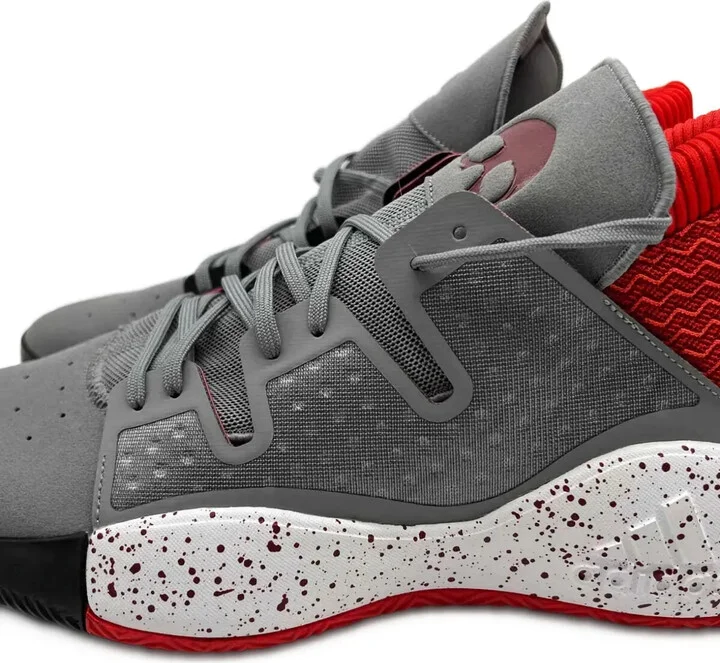 Pro Vision "Grey Collegiate Burgundy" sneakers - Image 2