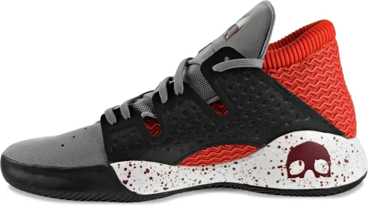 Pro Vision "Grey Collegiate Burgundy" sneakers - Image 3