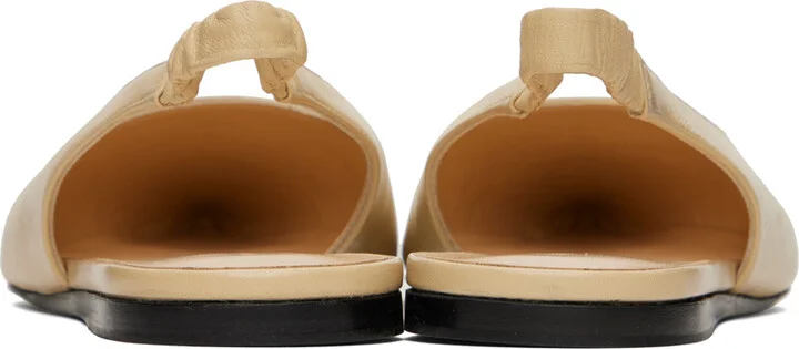 Proenza Schouler Beige Spike Slippers - Image 2