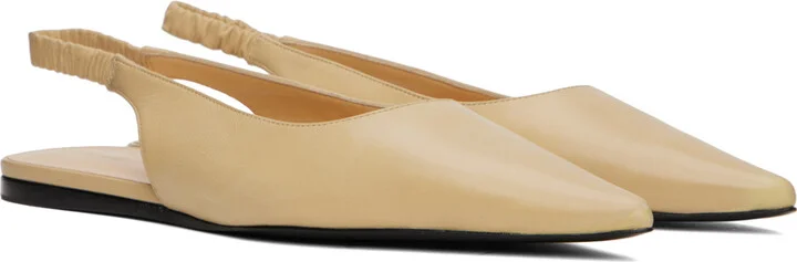 Proenza Schouler Beige Spike Slippers - Image 4