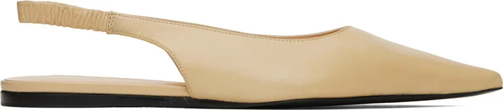Proenza Schouler Beige Spike Slippers