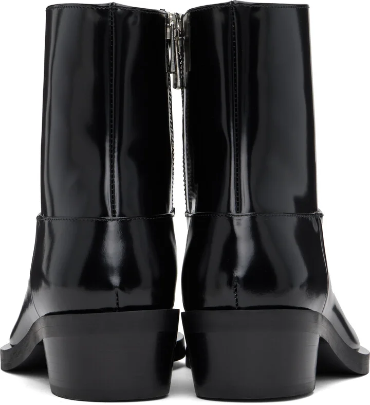 Proenza Schouler Black Bronco Ankle Boots - Image 2