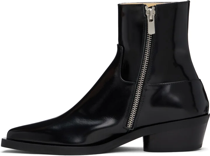 Proenza Schouler Black Bronco Ankle Boots - Image 3