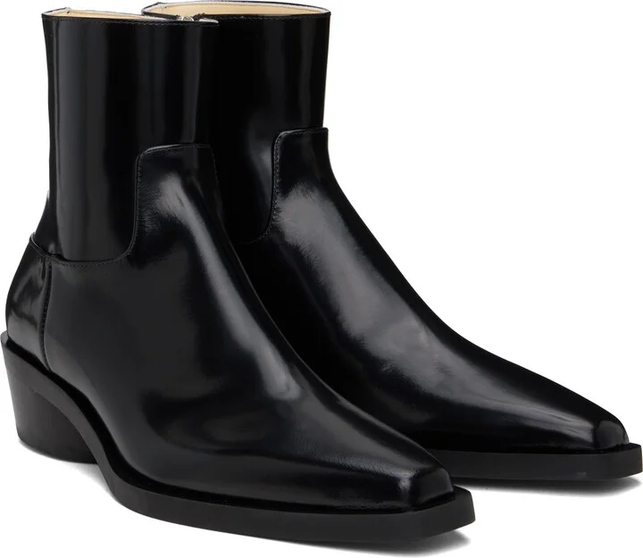 Proenza Schouler Black Bronco Ankle Boots - Image 4