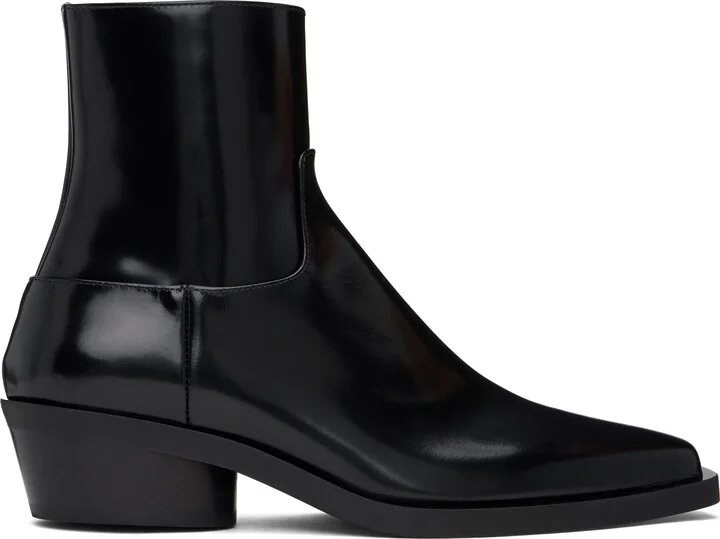 Proenza Schouler Black Bronco Ankle Boots