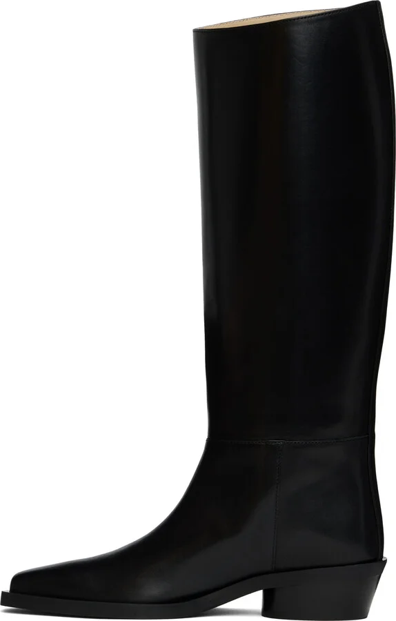 Proenza Schouler Black Bronco Boots - Image 3