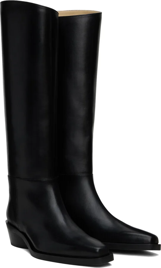 Proenza Schouler Black Bronco Boots - Image 4
