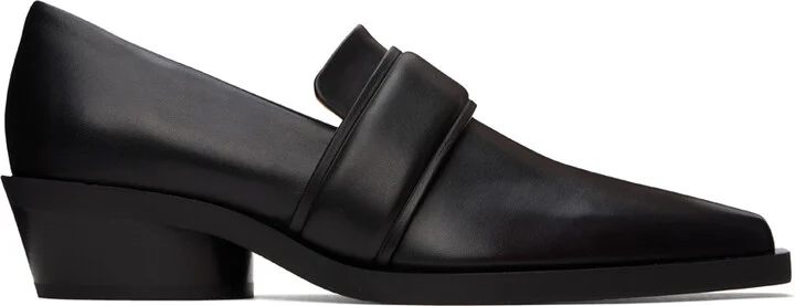 Proenza Schouler Black Bronco Loafers