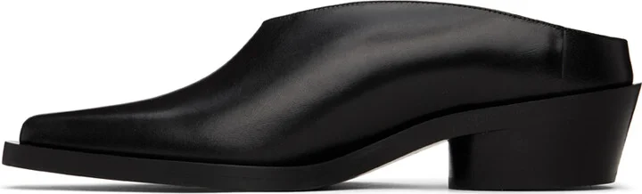 Proenza Schouler Black Bronco Mules - Image 3