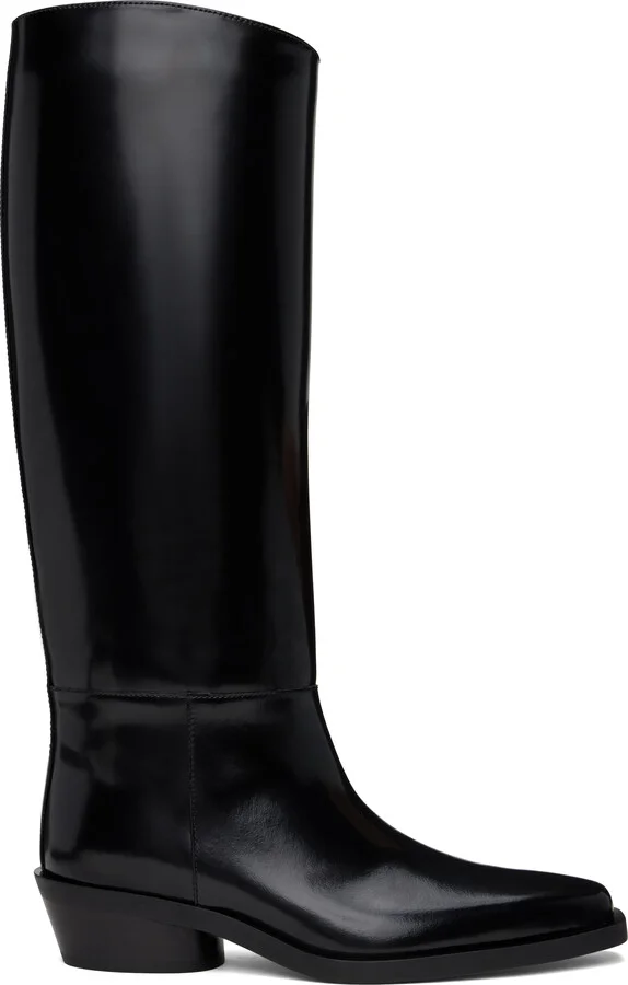 Proenza Schouler Black Bronco Tall Boots