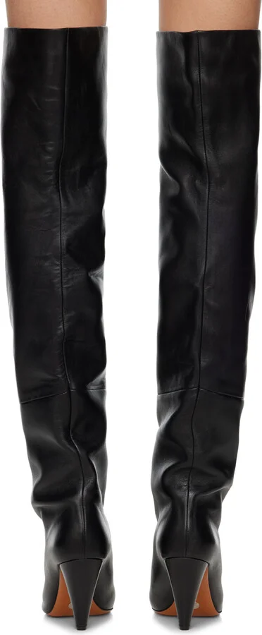 Proenza Schouler Black Cone Over The Knee Boots - Image 2