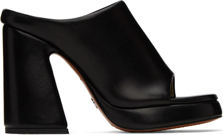 Proenza Schouler Black Forma Platform Sandals
