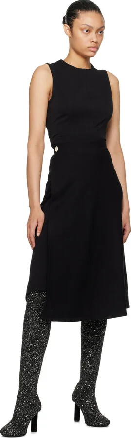 Proenza Schouler Black Glint Over The Knee Boots - Image 5