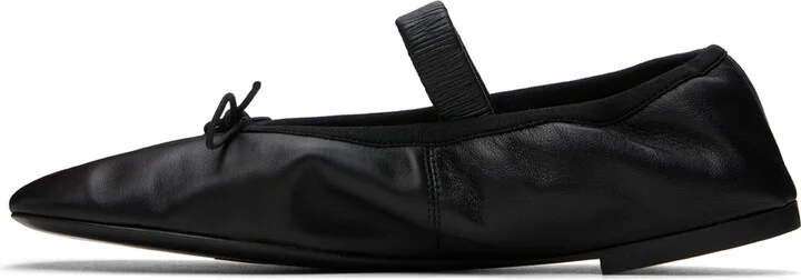 Proenza Schouler Black Glove Mary Jane Ballerina Flats - Image 3