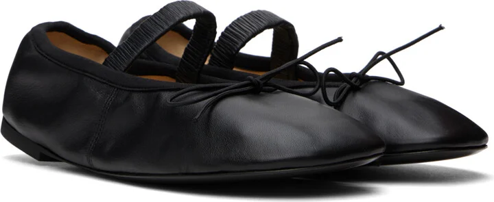 Proenza Schouler Black Glove Mary Jane Ballerina Flats - Image 4