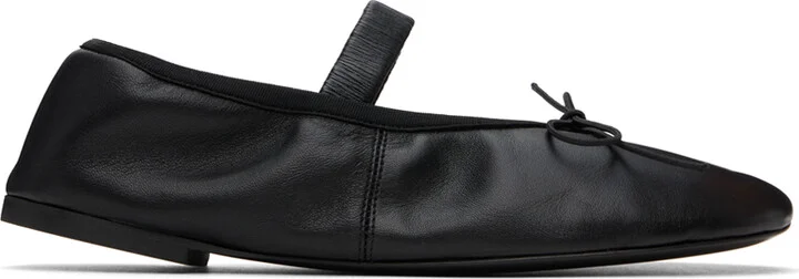 Proenza Schouler Black Glove Mary Jane Ballerina Flats