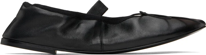 Proenza Schouler Black Glove Mary Jane Ballerina Flats